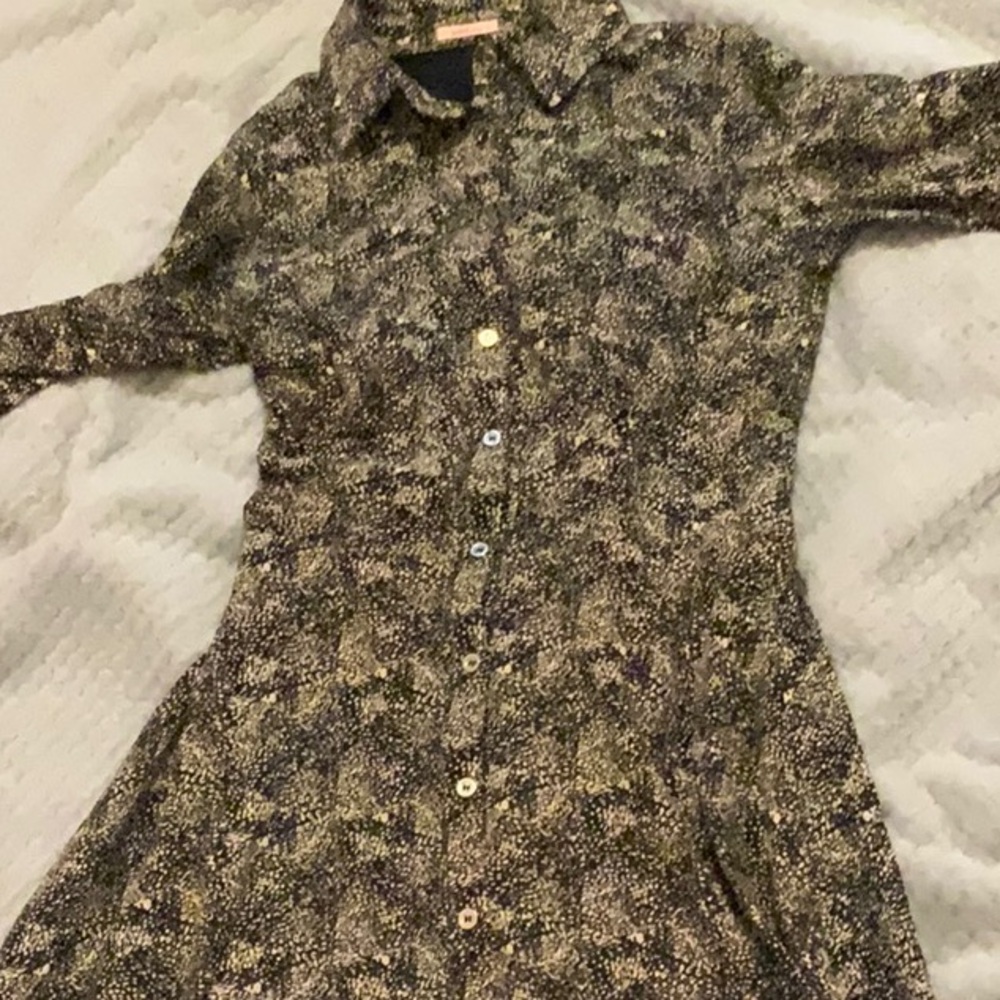 Floral Button-Up Dress
